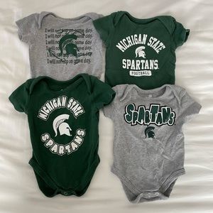 Michigan State MSU onesies